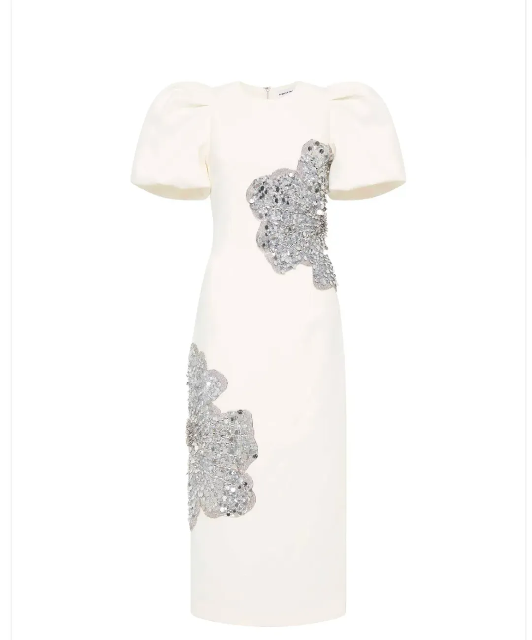 Rebecca Vallance Layana Midi Dress in Ivory Size 14 for rent on The Volte - main image