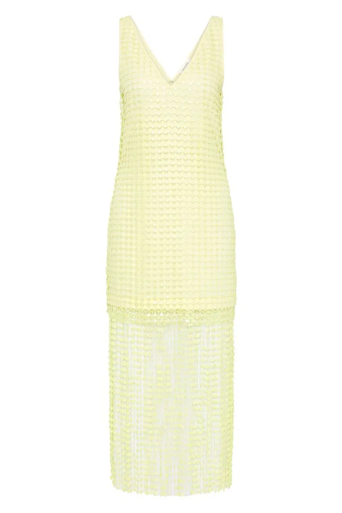 Sass & Bide Pinnacle Lace Midi Dress Lime Size 10 - Image 5