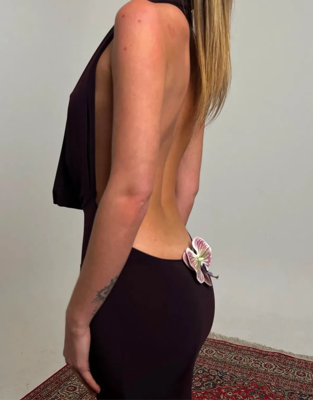 Marouge Arjuani Dress in Plum Size XS / AU 6 - Image 5