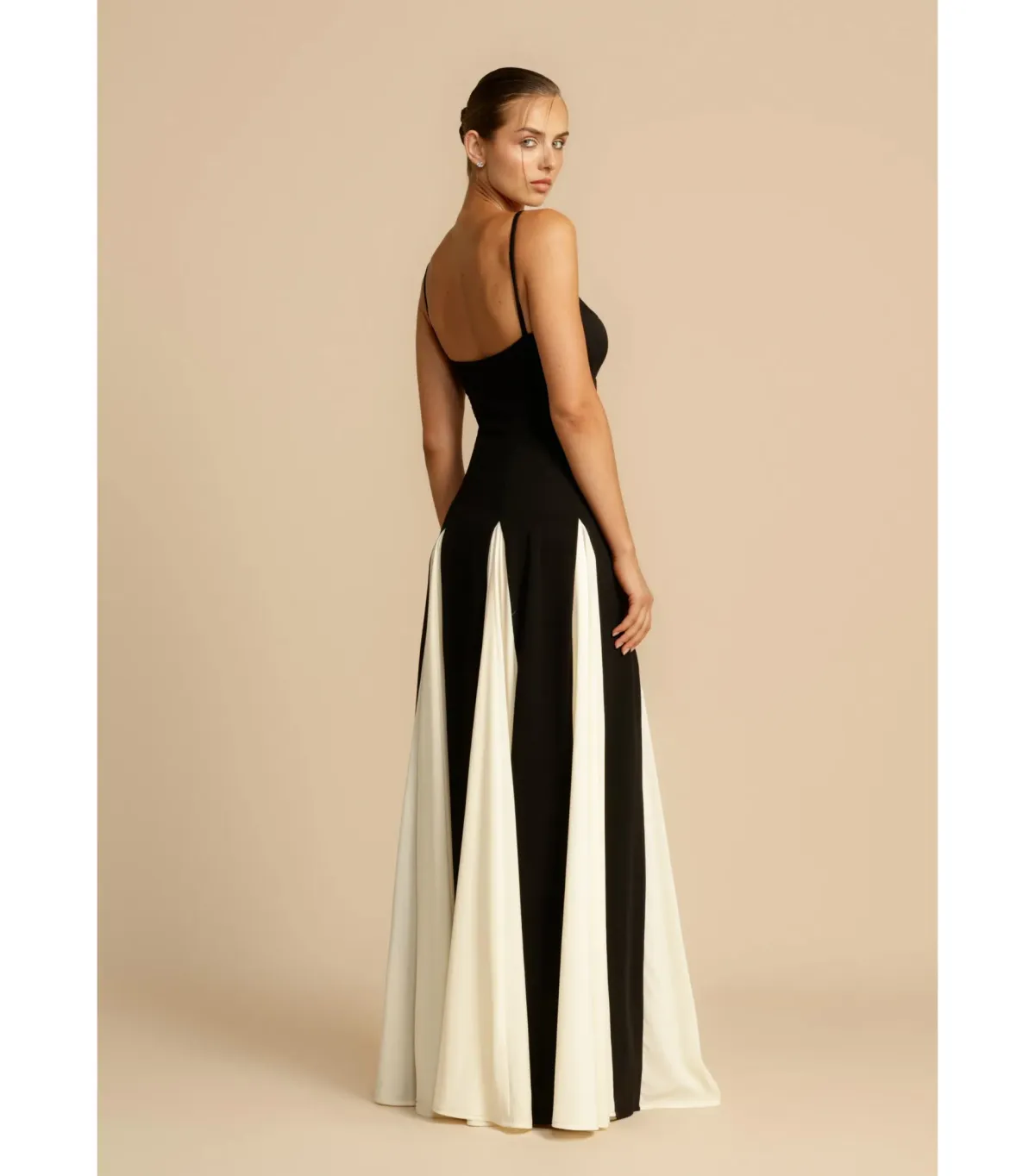Arcina Ori Paloma Maxi Dress in Black/Cream Size XL / AU 14 - Image 5