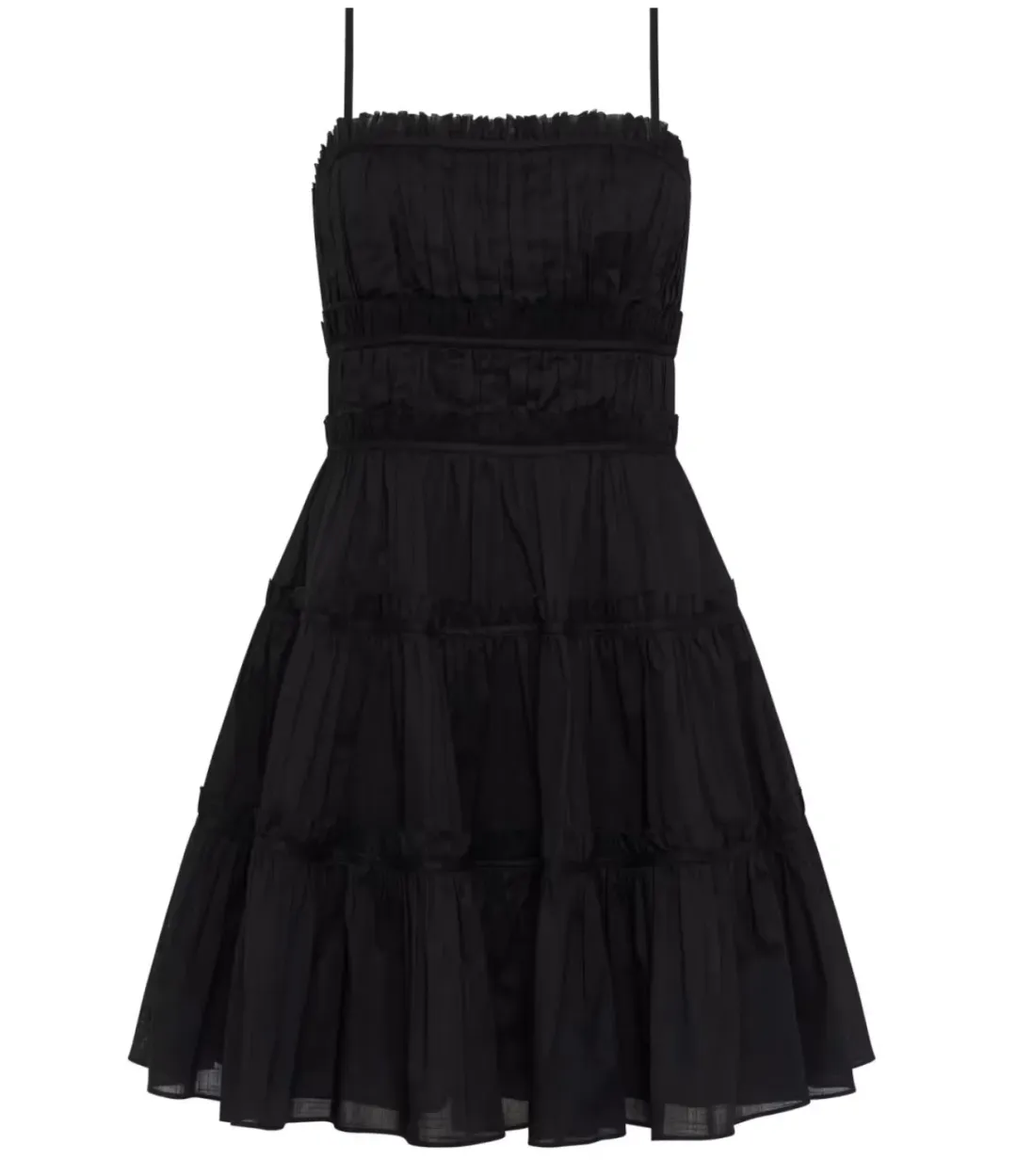 Aje Breathless Mini Dress Black Size AU 8 for rent on The Volte - main image