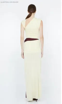 Bec and Bridge Greta Twist Maxi Dress in Butter AU 10 for rent on The Volte - image 3