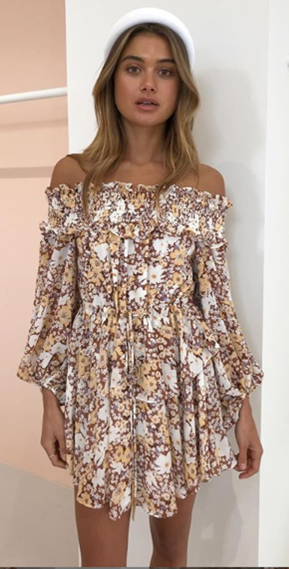 SHONA JOY DIXIE OTS MINI DRESS - Image 1