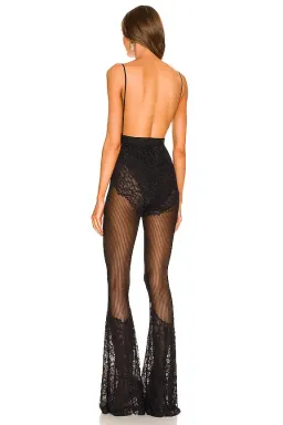 Michael Costello x Revolve Roland Jumpsuit Black Size 10 for rent on The Volte - image 2