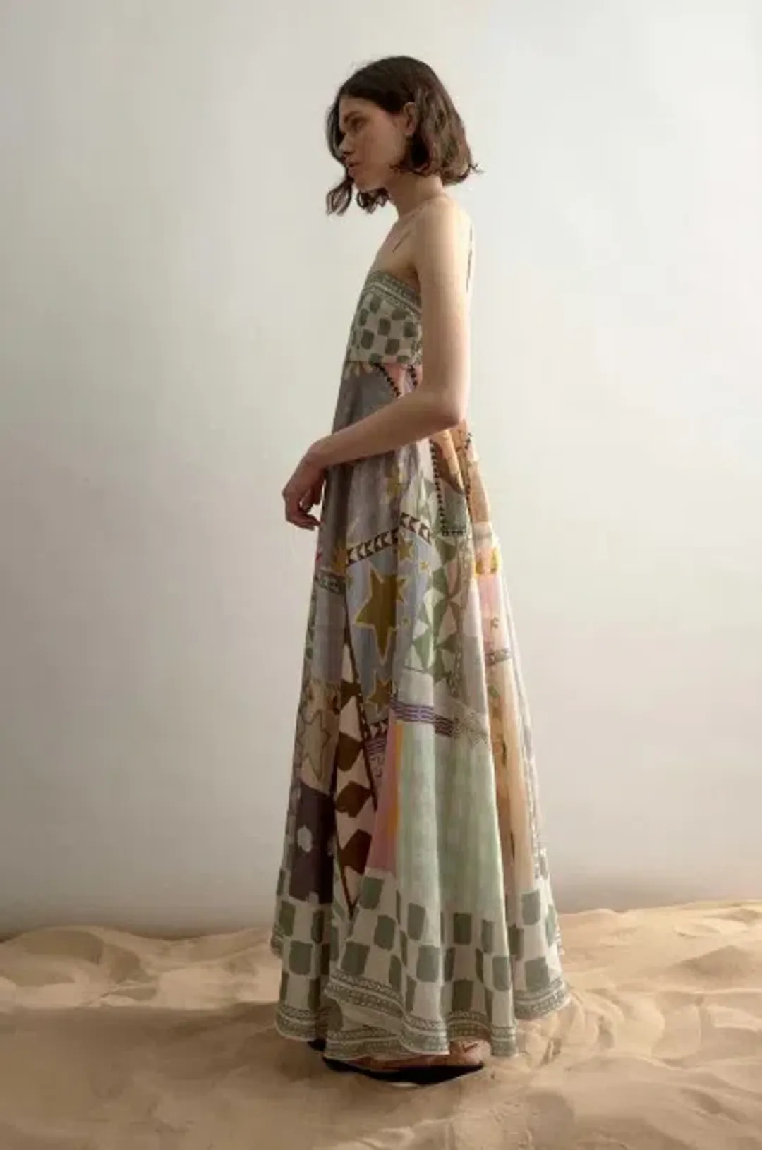 Alemais Emma Gale Sundress Multi Size 14 for rent on The Volte - main image