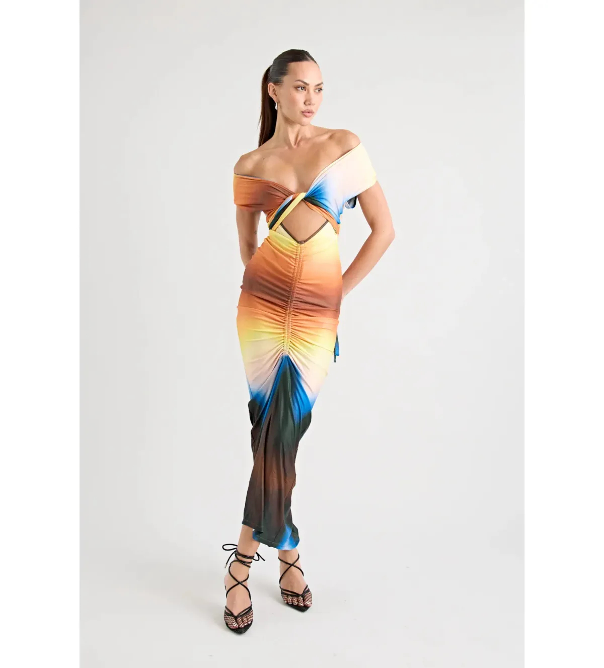 Pfeiffer Lexington Dress in Earth Size 8 - Image 2