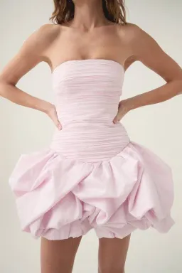 Aje Violette Bubble Hem Mini Dress for rent on The Volte - image 3