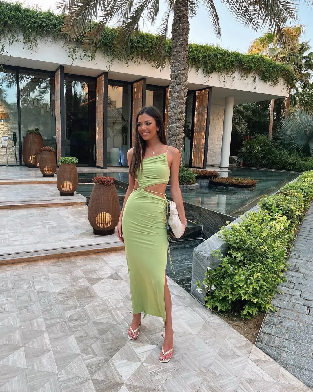 BEC + BRIDGE - Dilkon Maxi in Lime Size AU 8 for rent on The Volte - main image