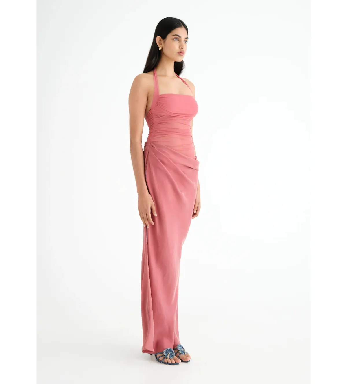 Benni Gina Maxi Dress in Rose Size AU 10 - Image 2