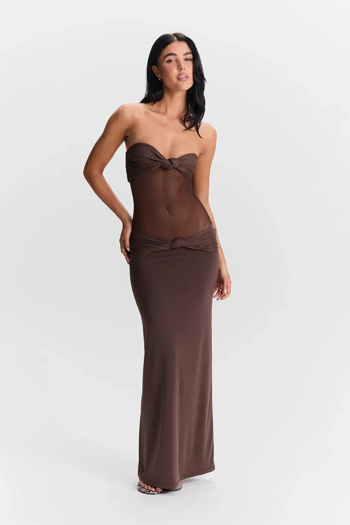 Sasha Therese Amara Maxi Dress Brown Size XS / AU 6 - Image 1