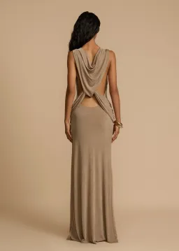 Arcina Ori Matisse Dress Metallic Malt Size M / AU 10 for rent on The Volte - image 2