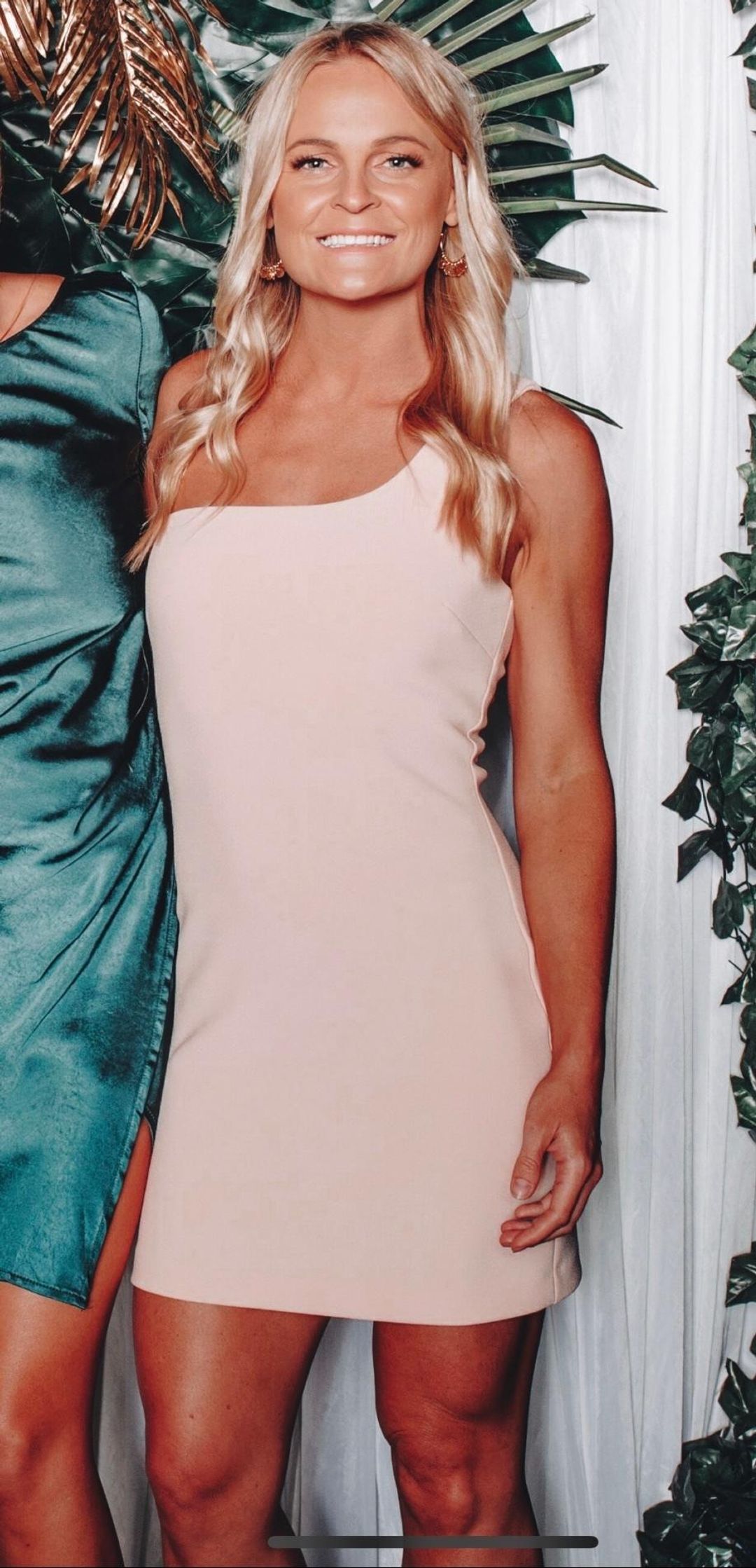 Bec & Bridge Ruby Mini Dress Peach size 6 for rent on The Volte - main image