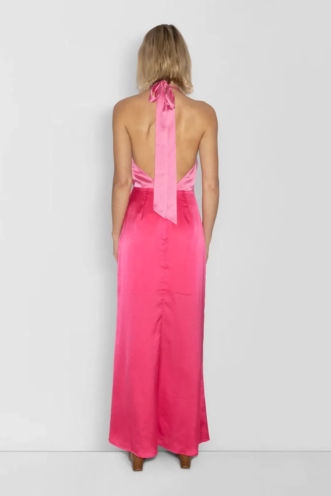 The Wolf Gang Oahu Slip Dress Hot Pink Size M / AU 10 for rent on The Volte - main image