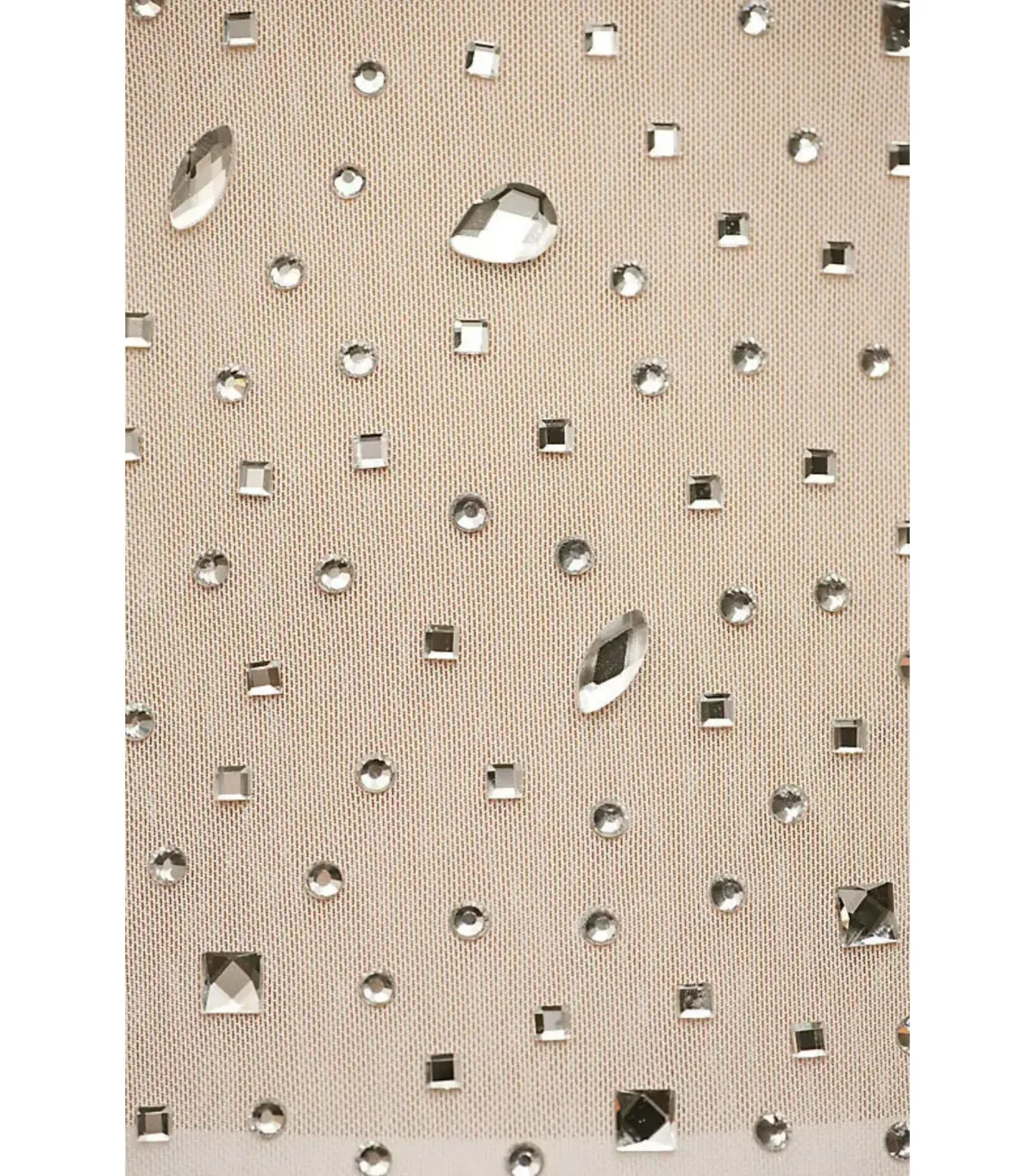 Lamarque Maret Rhinestone Mesh Dress Bisque Size XS / AU 6 - Image 4