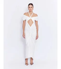 Pfeffier Ramos Dress Off White Size AU 8 for rent on The Volte - image 1