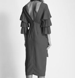 Maurie & Eve Navy Blue Dress 12 for rent on The Volte - image 4