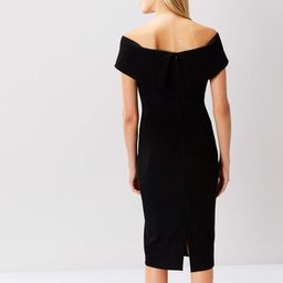 Coast Jessa Bardot Shift Dress Black Size 12 for rent on The Volte - image 3