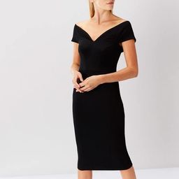 Coast Jessa Bardot Shift Dress Black Size 12 for rent on The Volte - image 2