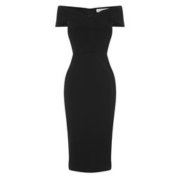 Coast Jessa Bardot Shift Dress Black Size 12 for rent on The Volte - image 5
