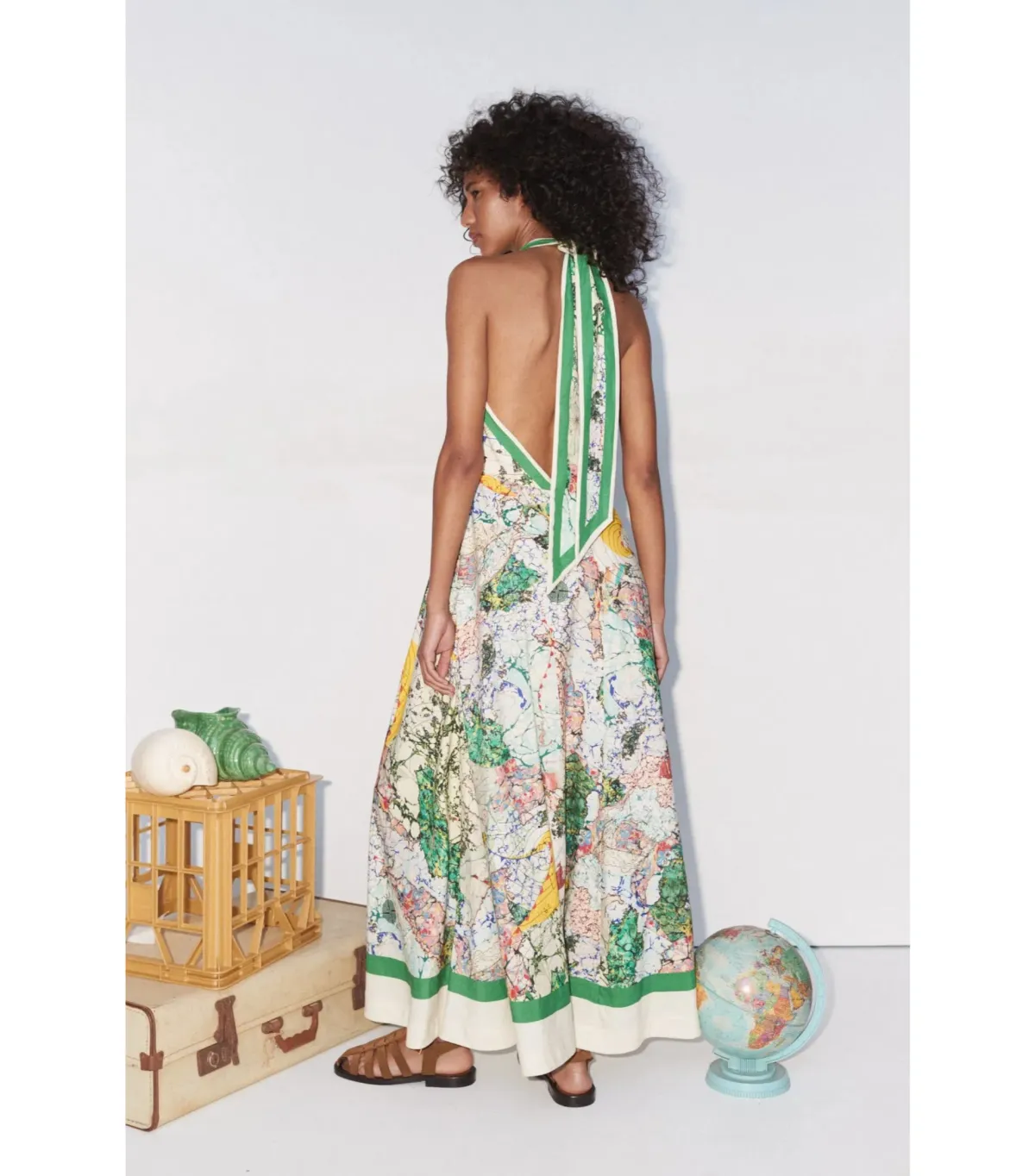 Alemais Odyssey Dress Print Size AU 10 - Image 4