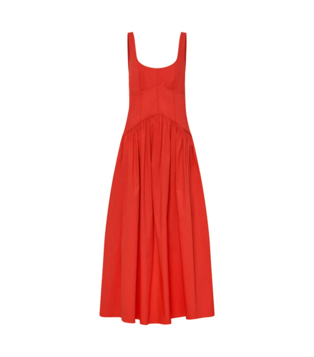 Oroton Tie Back Sundress Poppy Red Size AU 8 - Image 8