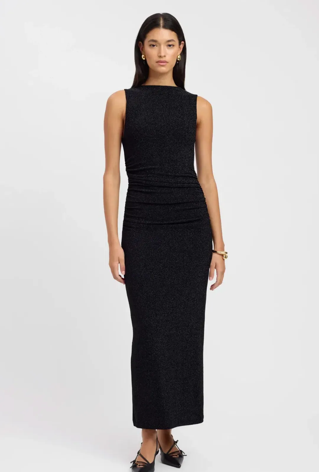 Kookai Serena Maxi Dress - Black - Size 10 for rent on The Volte - main image
