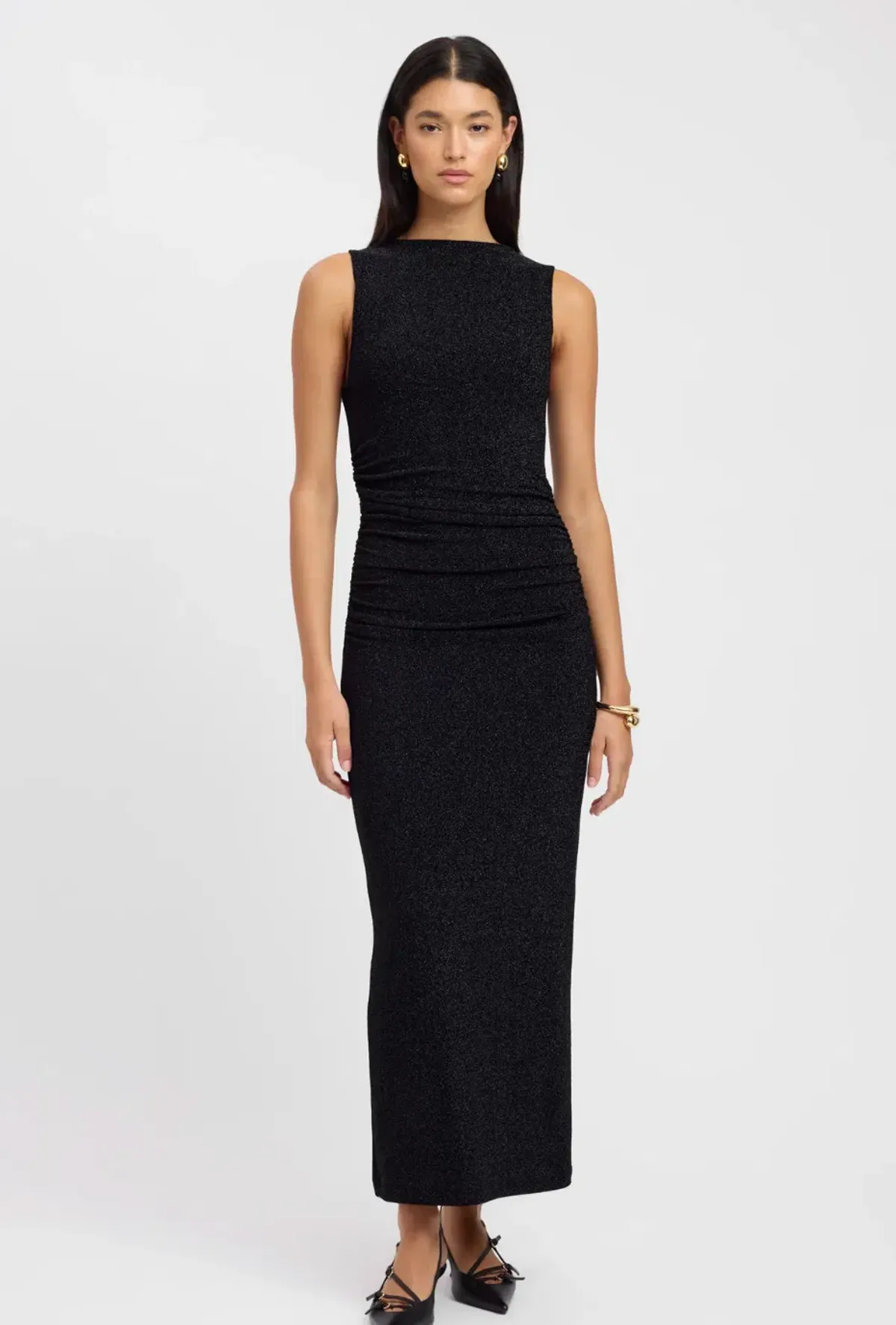 Kookai Serena Maxi Dress - Black - Size 10 for rent on The Volte - main image