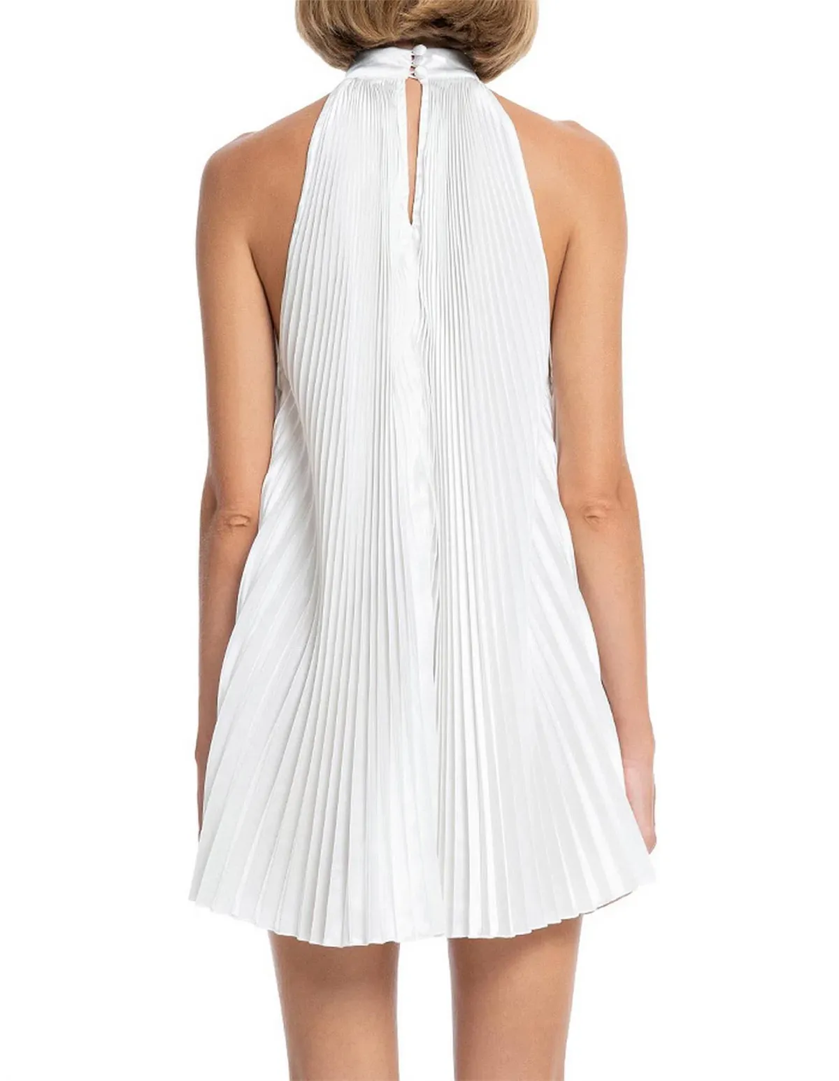 Lidee Amour Halter Neck Mini Dress White Size 10 - Image 3