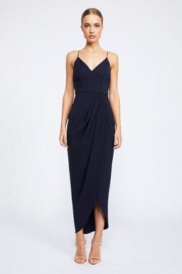 Shona Joy Core Cocktail Dress Navy Size 10 for rent on The Volte - image 1