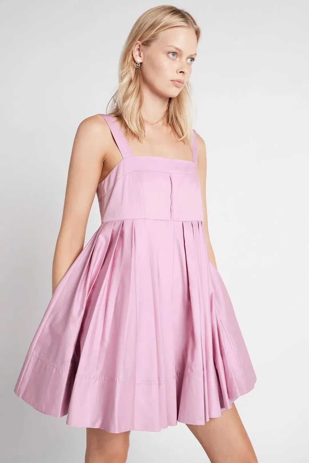 Aje Frequency Mini Dress Lilac Size 12 for rent on The Volte - main image