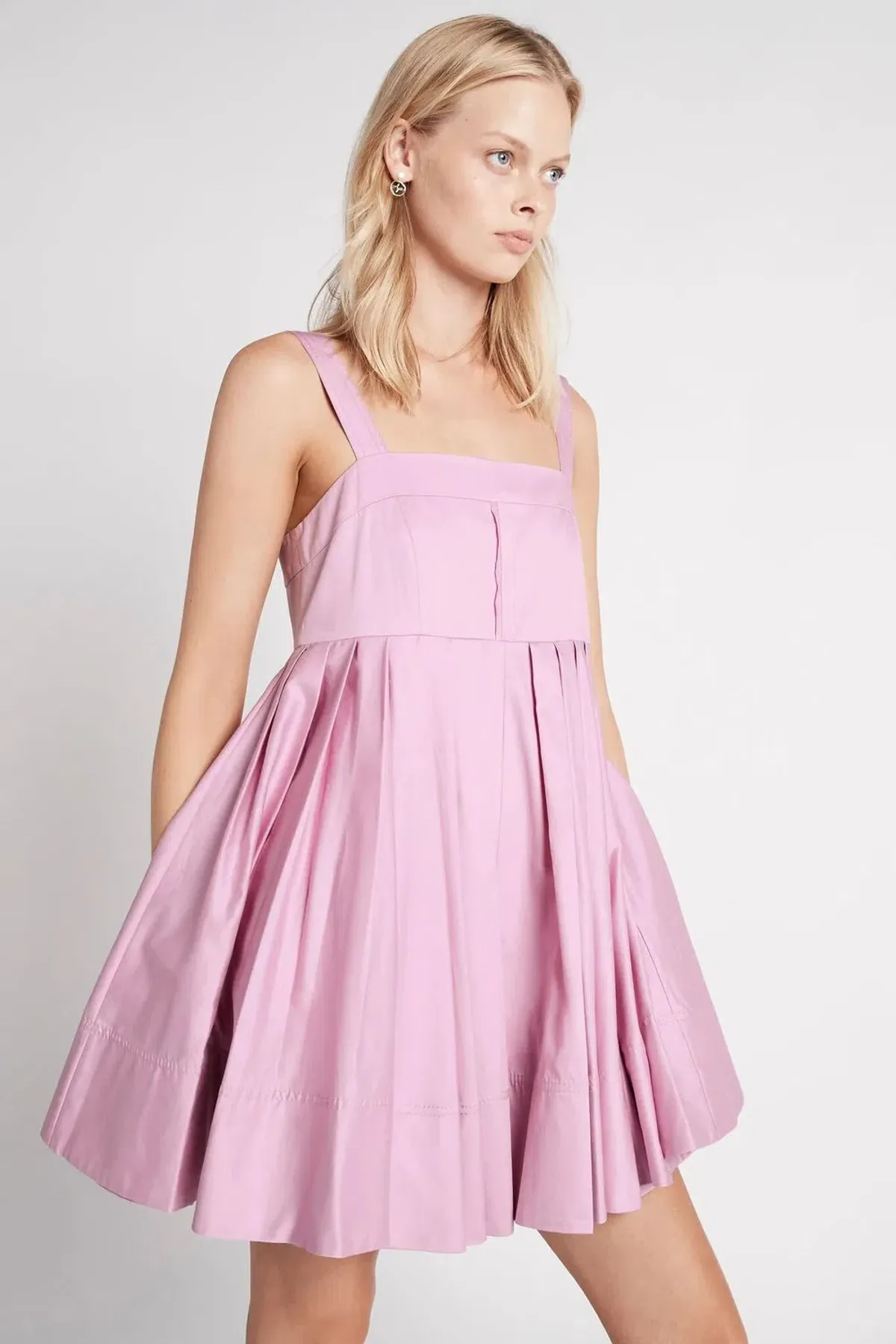 Aje Frequency Mini Dress Lilac Size 12 for rent on The Volte - main image