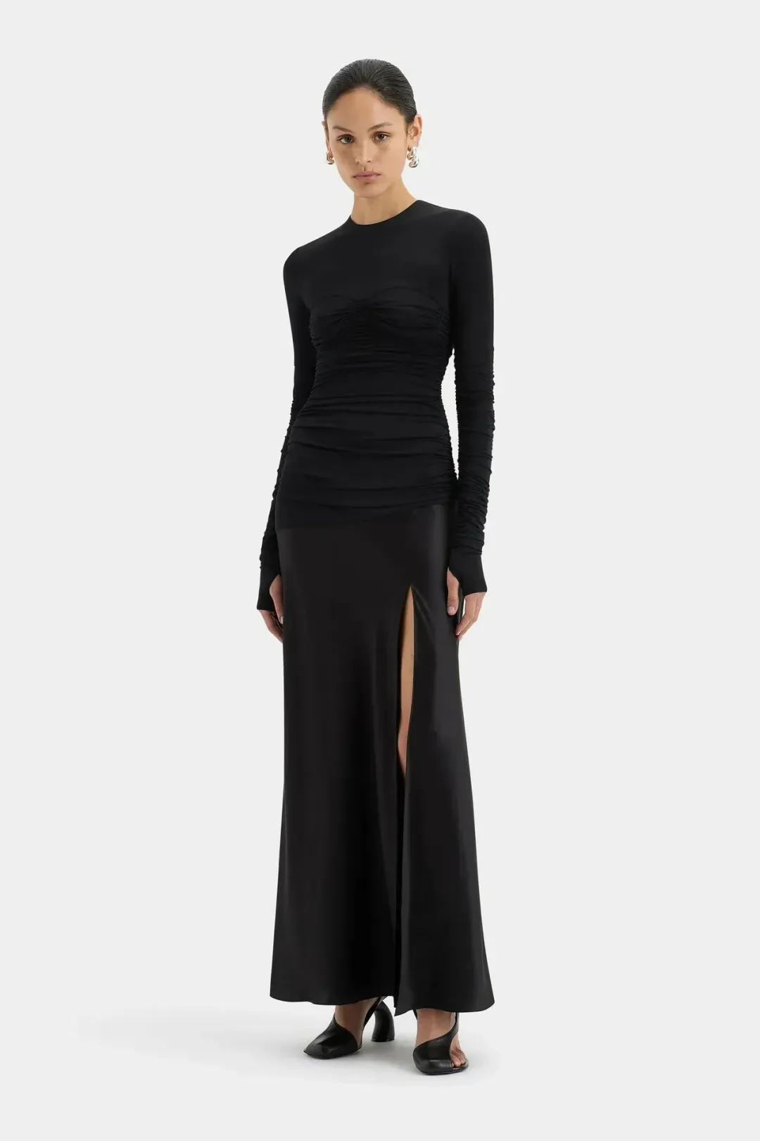 Sir Alessia Draped Gown Size 3/ AU 14 for rent on The Volte - main image
