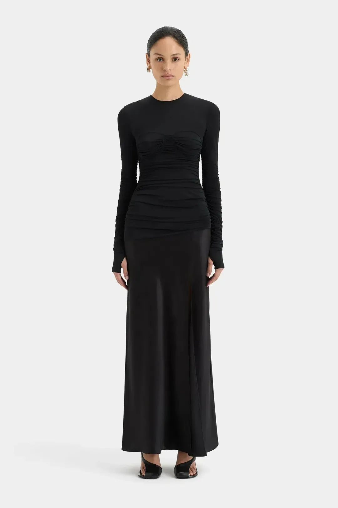 Sir Alessia Draped Gown Size 3/ AU 14 for rent on The Volte - main image