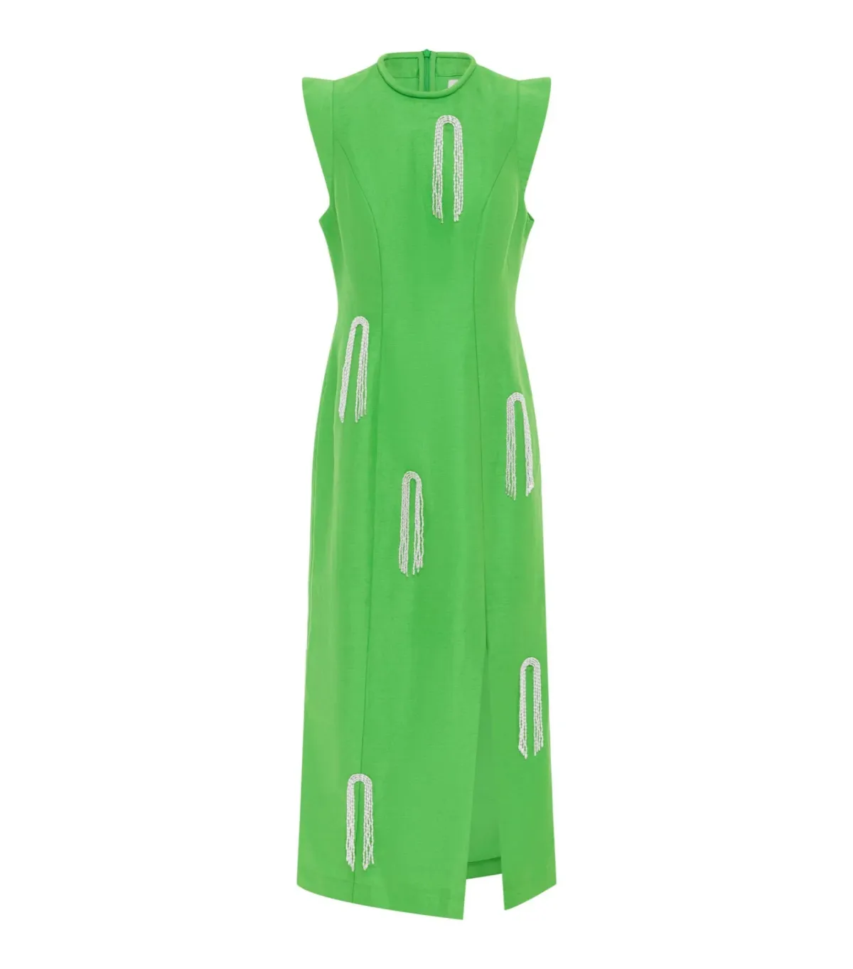 Alemais Dazzle Midi Dress Green Size AU 12 - Image 3