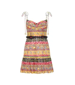 Rebecca Vallance Alessia Bustier Mini Dress Multi Size AU 8 for rent on The Volte - image 4