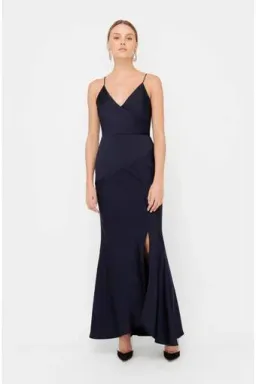 Sheike Amazed Maxi Dress Navy Size AU 6 for rent on The Volte - image 1