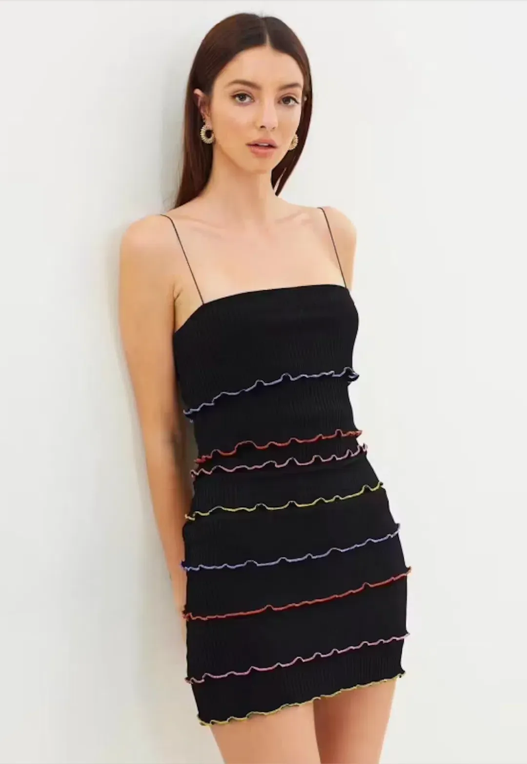Bec & Bridge La Bamba Mini Dress Black Size AU 12 / L for rent on The Volte - main image