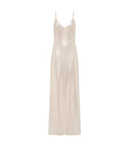 Manning Cartell High Voltage Slip Dress Nude Silver Size AU 8 for rent on The Volte - image 5