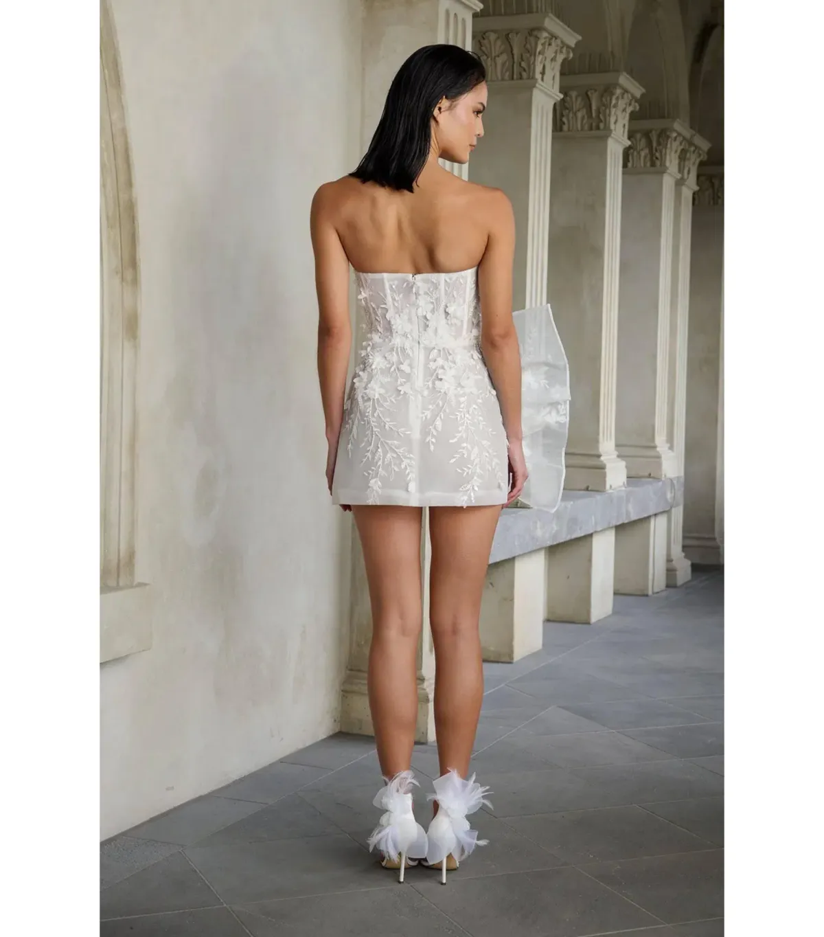 Eliya The Label Azaria Dress White Size S / AU 8 - Image 3