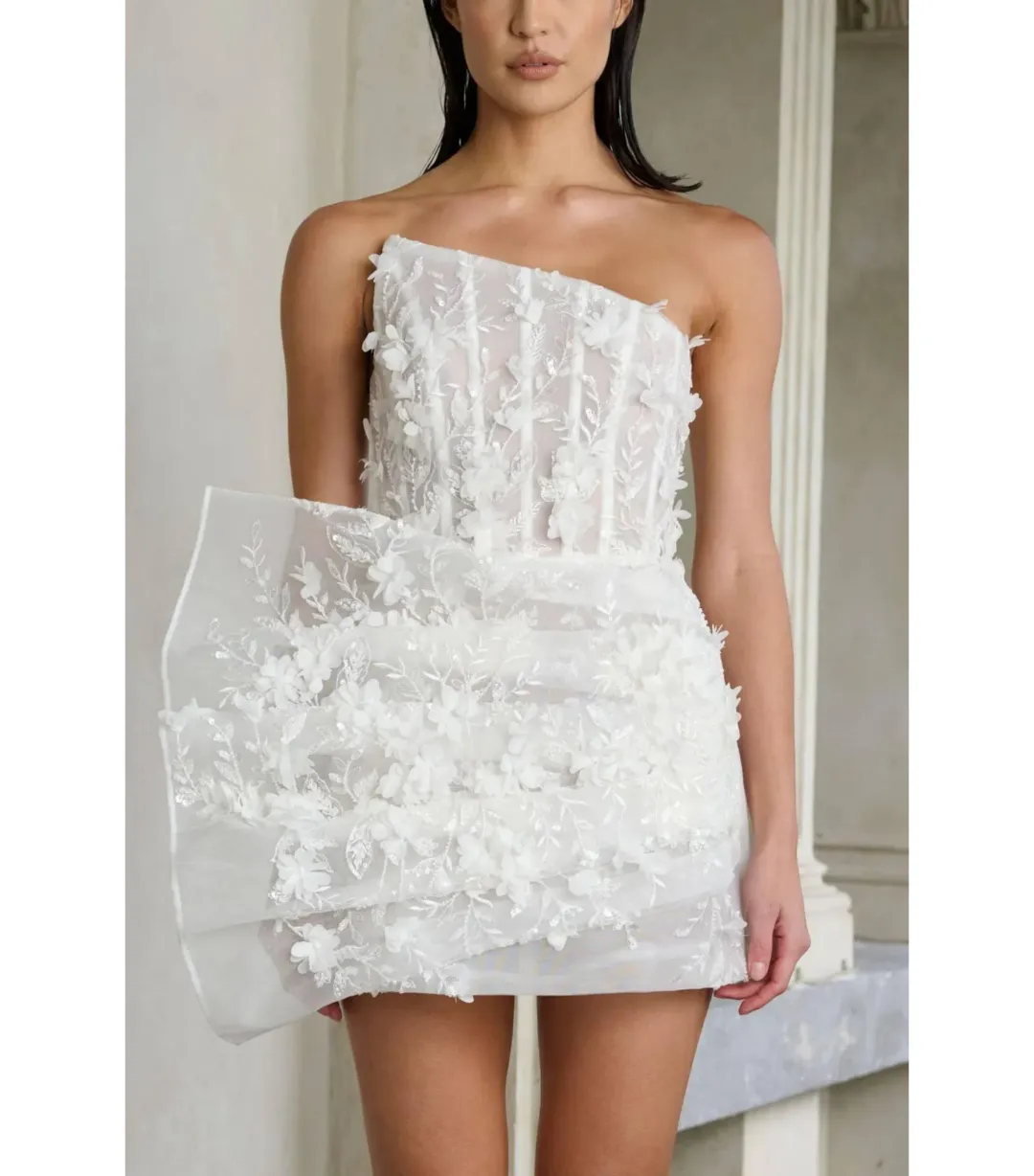 Eliya The Label Azaria Dress White Size S / AU 8 for rent on The Volte - main image