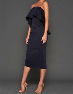 Elle Zeitoune Tanisha Dress Navy 12 for rent on The Volte - image 2