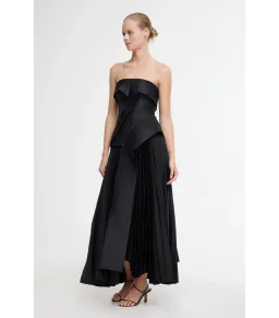 Acler Hammil Midi Dress in Black Size AU 10 for rent on The Volte - image 2