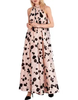 Aje Georgia Maxi Dress Pink Print Size 6 for rent on The Volte - image 2