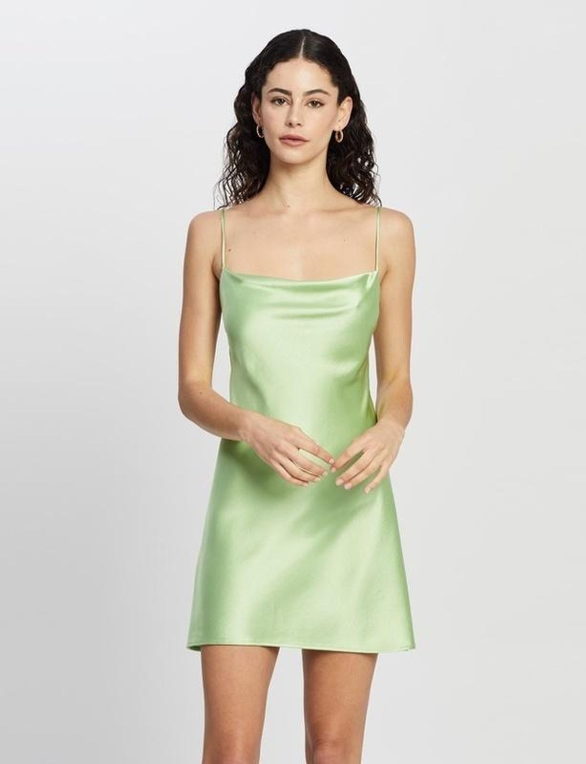 Bec & Bridge Apple Eyes Mini Dress Apple Green Size 10 - Image 2