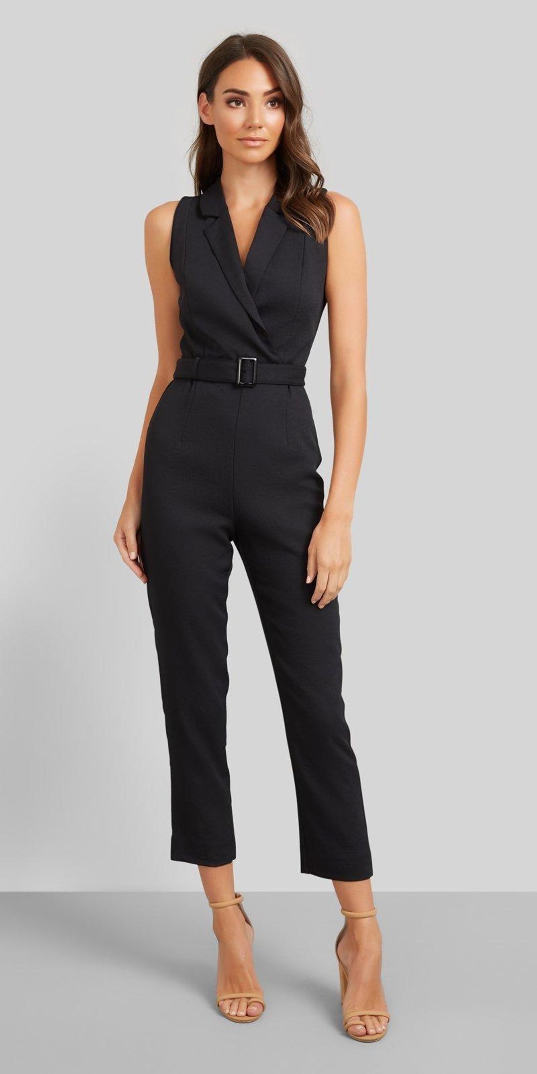 Kookai Valentine Jumpsuit Black Size 12 for rent on The Volte - main image