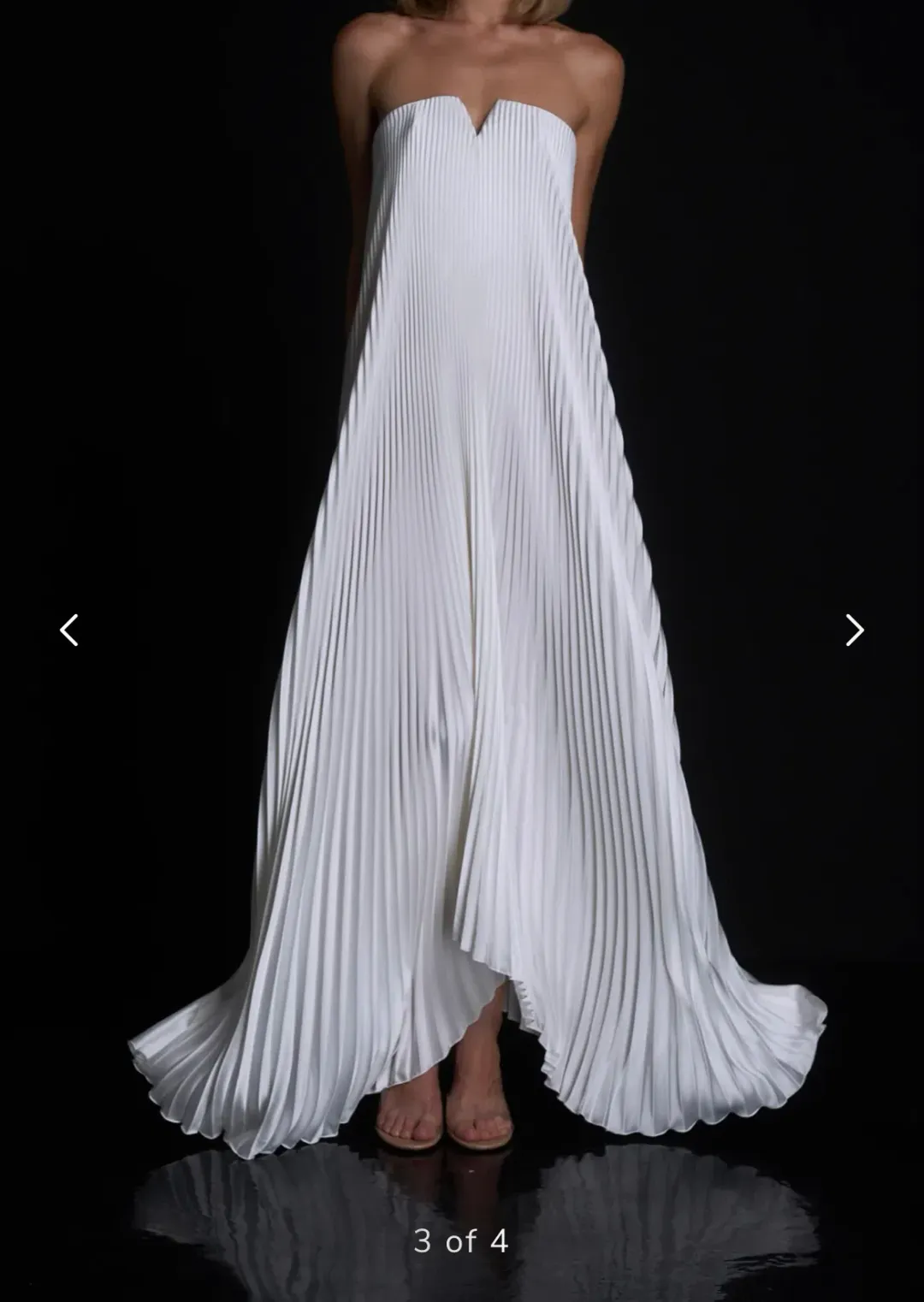 LIDEE BLACK TIE GOWN - IVORY Size 10 for rent on The Volte - main image