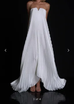 LIDEE BLACK TIE GOWN - IVORY Size 10 for rent on The Volte - image 2