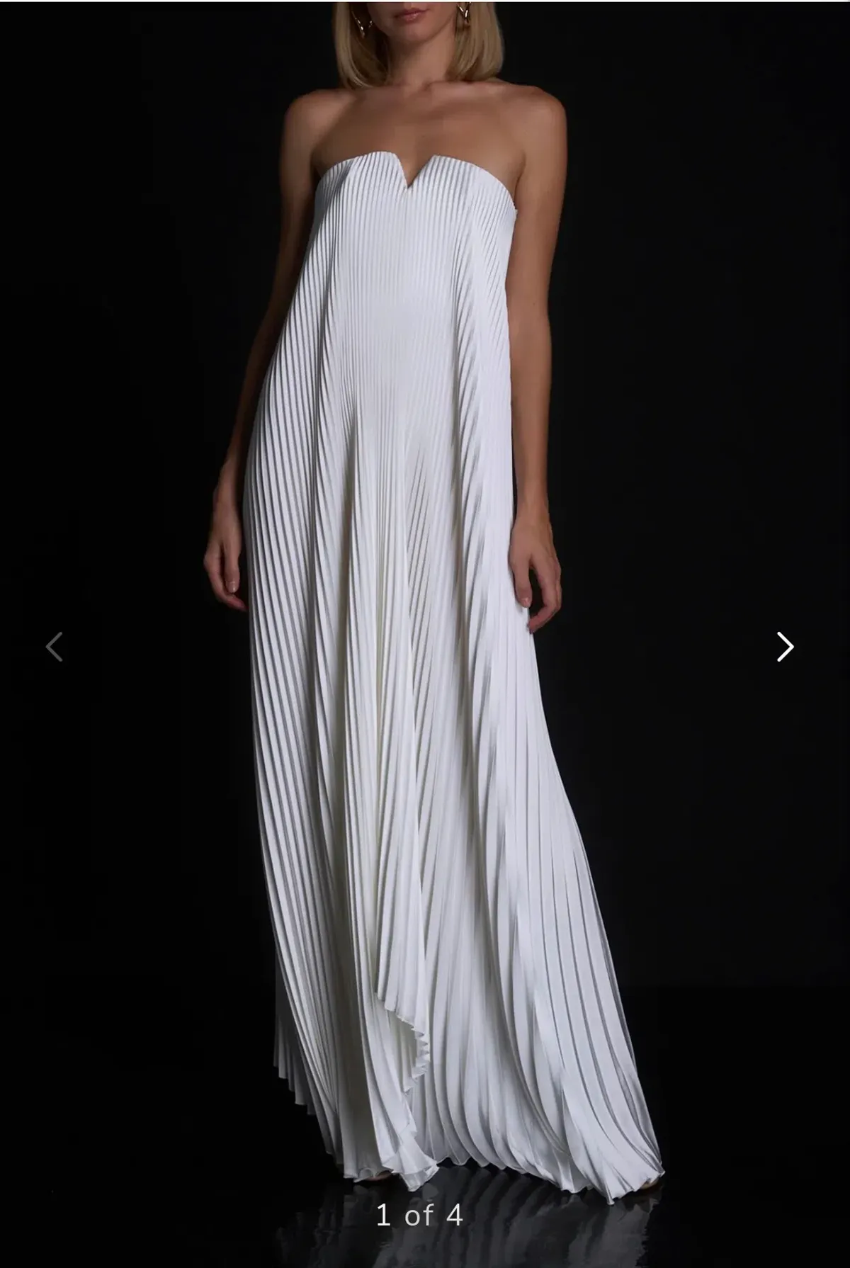 LIDEE BLACK TIE GOWN - IVORY Size 10 - Image 1