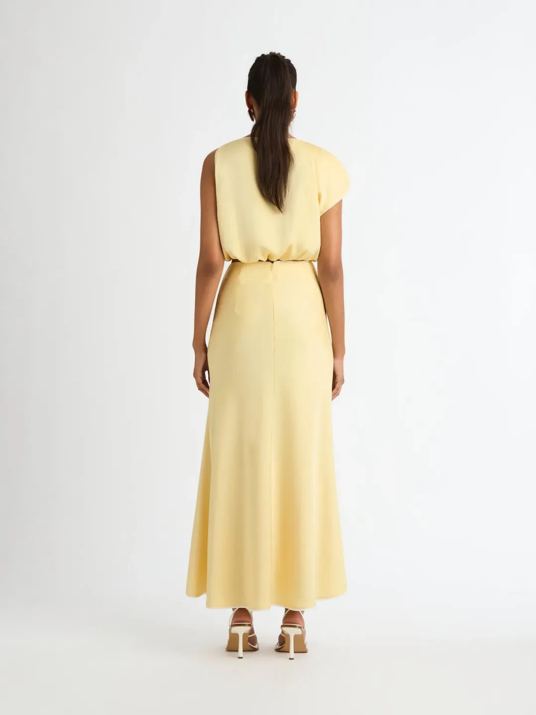 Sheike Milani Top & Skirt Set Lemon Yellow Size L / AU 12 for rent on The Volte - main image