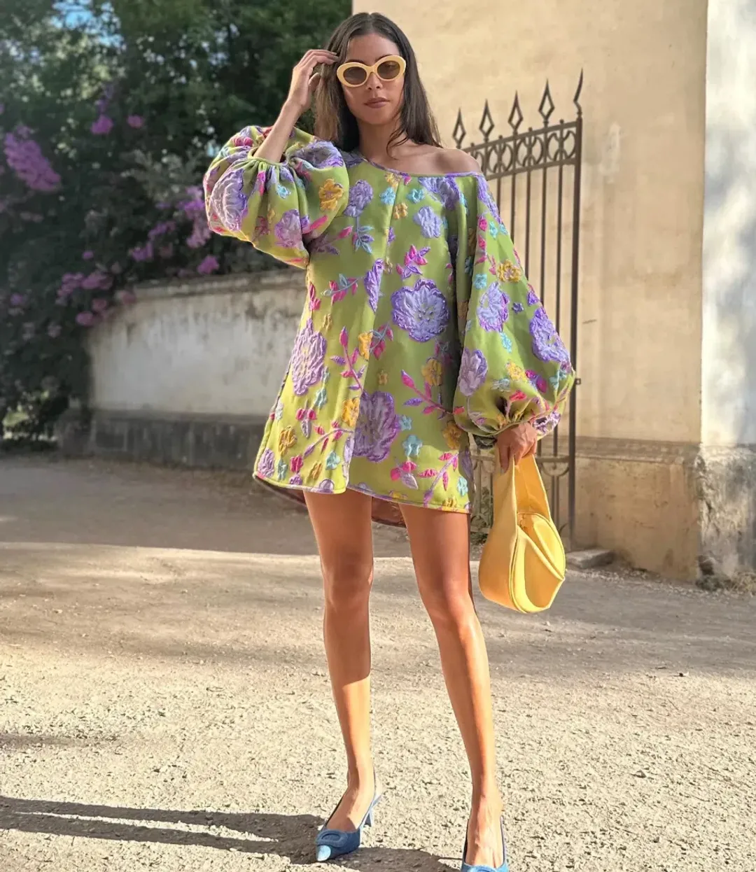 Arianne Elmy Good Luck Dress Retro Green Size M /Au 10 for rent on The Volte - main image